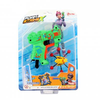 Toi Toys Foam Strike X, pistool met twee foampijlen en target