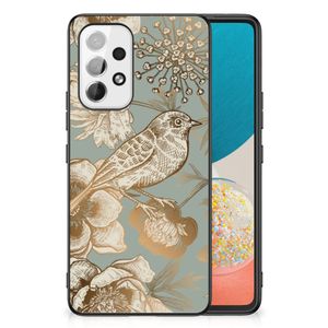 Bloemen Hoesje voor Samsung Galaxy A53 Vintage Bird Flowers