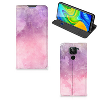 Bookcase Xiaomi Redmi Note 9 Pink Purple Paint