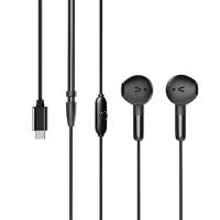 Muvit voor Charge E58 Type C Stereo Oordopjes Koptelefoon, Zwart