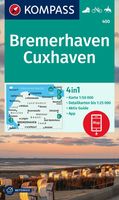 Wandelkaart 400 Bremerhaven Cuxhaven | Kompass - thumbnail