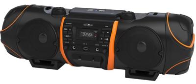Reflexion CDR1000BT Ghettoblaster FM AUX, Bluetooth, CD, USB Zwart, Oranje