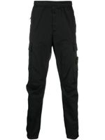 Stone Island pantalon fuselé à patch logo - Noir - thumbnail