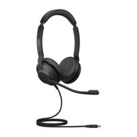 Jabra 23189-999-879 hoofdtelefoon/headset Bedraad Hoofdband Kantoor/callcenter USB Type-C Zwart - thumbnail