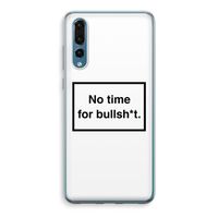 No time: Huawei P20 Pro Transparant Hoesje - thumbnail