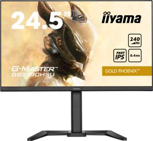 Iiyama G-Master Gold GB2590HSU-B5 Gaming monitor Energielabel E (A - G) 62.2 cm (24.5 inch) 1920 x 1080 Pixel 16:9 0.4 ms DisplayPort IPS LCD