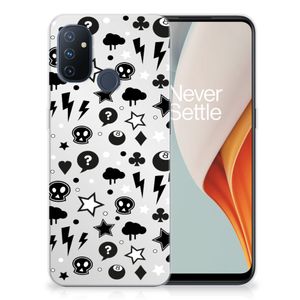 Silicone Back Case OnePlus Nord N100 Silver Punk