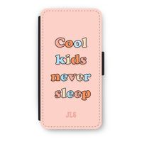 Cool Kids Never Sleep: iPhone 7 Plus Flip Hoesje - thumbnail