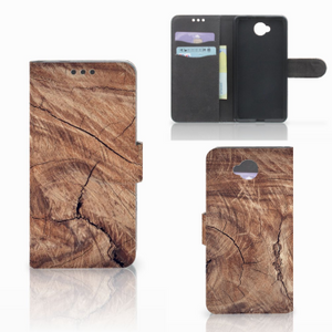 Microsoft Lumia 650 Book Style Case Tree Trunk