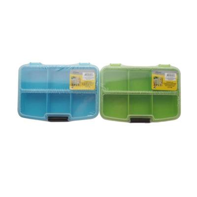 Bellson Opbergbox Met Deksel 6-Vaks 13x9cm (Prijs per stuk)