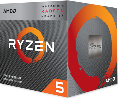AMD Ryzen 5 3400G processor 3,7 GHz 4 MB L3 Box