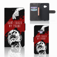 HTC U Play Portemonnee Hoesje Zombie Blood