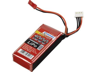 Conrad energy LiPo accupack 11.1 V 1000 mAh Aantal cellen: 3 25 C Softcase BEC Conrad energy LiPo accupack 11.1 V 1000 mAh Aantal cellen: 3 25 C Softcase BEC