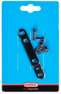 Elvedes remschijf adapter 140/160 mm voor aluminium zwart Elvedes remschijf adapter 140/160 mm voor aluminium zwart