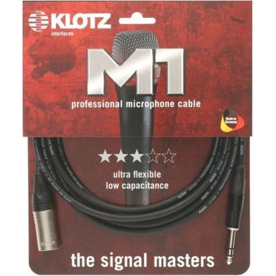 KLOTZ AIS GmbH M1MS1K0500 audio kabel 5 m XLR (3-pin) 6.35mm Zwart KLOTZ AIS GmbH M1MS1K0500 audio kabel 5 m XLR (3-pin) 6.35mm Zwart