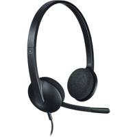 Logitech H340 On Ear headset Computer Kabel Stereo Zwart Ruisonderdrukking (microfoon) - thumbnail