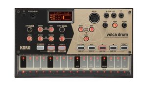 Korg volca drum Digitale synthesizer Beige, Zwart, Grijs