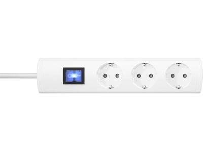 Kopp 232602016 Stekkerdoos met schakelaar 3-voudig Wit Randaarde stekker 1 stuk(s) Kopp 232602016 Stekkerdoos met schakelaar 3-voudig Wit Randaarde stekker 1 stuk(s)