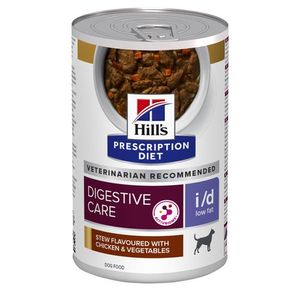 Hill&apos;s i/d Low Fat Digestive Care met kip hondenvoer nat stoofpotje kip & groenten 354gr blik