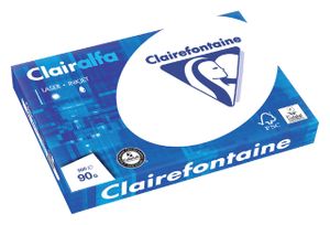 Kopieerpapier Clairefontaine Clairalfa A3 90gr wit 500vel