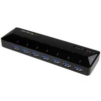 StarTech.com 7-Poorts USB 3.0 Hub met specifieke oplaadpoorten 2 x 2.4A poorten - thumbnail