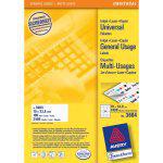 Avery Universal Labels, White 70x33,8mm etiket 2400 stuk(s)