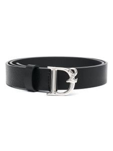 DSQUARED2 ceinture en cuir à boucle D2 - Noir