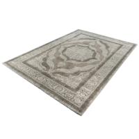 Vloerkleed - Oosters Desing - Decoratief - Grijs-80 x 300 cm