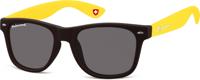 Montana zonnebril unisex wayfarer zwart/geel MP40F