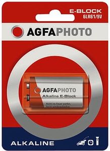 AgfaPhoto 6LR61 9V batterij (blok) Alkaline 9 V 1 stuk(s)