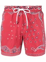 ETRO short de bain à imprimé bandana - Rouge - thumbnail