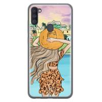 Samsung Galaxy A11 siliconen hoesje - Sunset girl