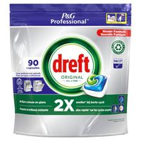 Vaatwastabletten Dreft All-in-1 Professional Regular 90stuks