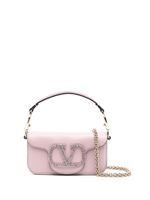 Valentino Garavani sac porté épaule Locò à ornements en cristal - Rose