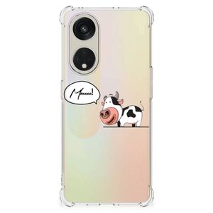 OPPO A98 Stevig Bumper Hoesje Cow