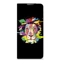 Motorola Moto E20 Magnet Case Lion Color