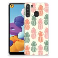 Samsung Galaxy A21 Siliconen Case Ananas - thumbnail