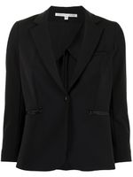 Veronica Beard blazer Scuba Schoolboy Dickey - Noir