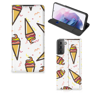 Samsung Galaxy S21 Plus Flip Style Cover Icecream