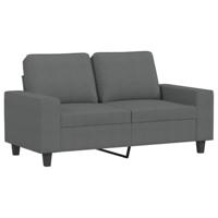 VidaXL Tweezitsbank 120 cm Stof Donkergrijs, Sofa, 2 Zits Bank