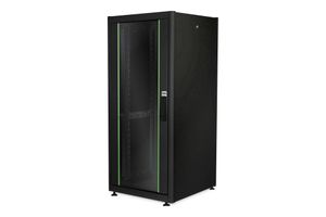 Digitus DN-19 26U-6/6-DB 19inch-patchkast (b x h x d) 600 x 1330 x 600 mm 26 HE Zwart, Zwart (RAL 9005)