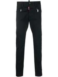 DSQUARED2 pantalon à poches zippées - Noir