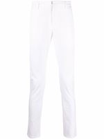 DONDUP pantalon chino à coupe slim - Blanc