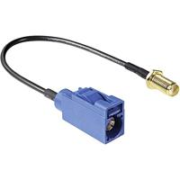 Delock WLAN-antennes verlengkabel [1x SMA-aansluiting - 1x SMBA-(FAKRA) C-aansluiting] zwart