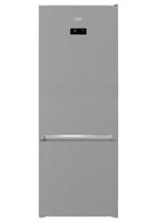 Beko RCNE560E40ZXBN koel-vriescombinatie Vrijstaand 560 l E Zilver - thumbnail