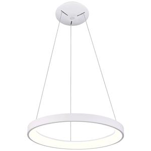 Deko Light Sculptoris 600 342193 Hanglamp LED LED vast ingebouwd Energielabel: E (A - G) 42 W Verkeerswit (RAL 9016)