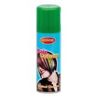 Carnaval verkleed haar verf/spray groen 125 ml   -