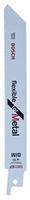 Bosch Professional 25 stuks Reciprozaagblad S 922 EF Flexible for Metal (voor metaal, 150 x 19 x 0,9 mm, Accessoires reciprozaag)