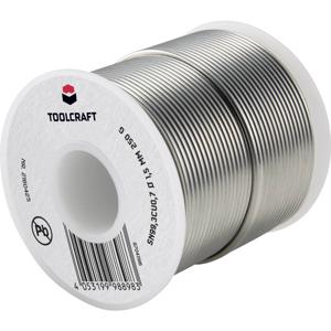 TOOLCRAFT Soldeertin, loodvrij Spoel Sn99,3Cu0,7 ROL1 250 g 1.5 mm