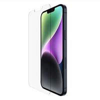 Belkin TemperedGlass iPhone 14 Plus/iPhone 13 Pro Max-screenprotector, eenvoudig aan te brengen zonder luchtbellen met meegeleverde bevestigingsstickers, hardheidsscore van 9H